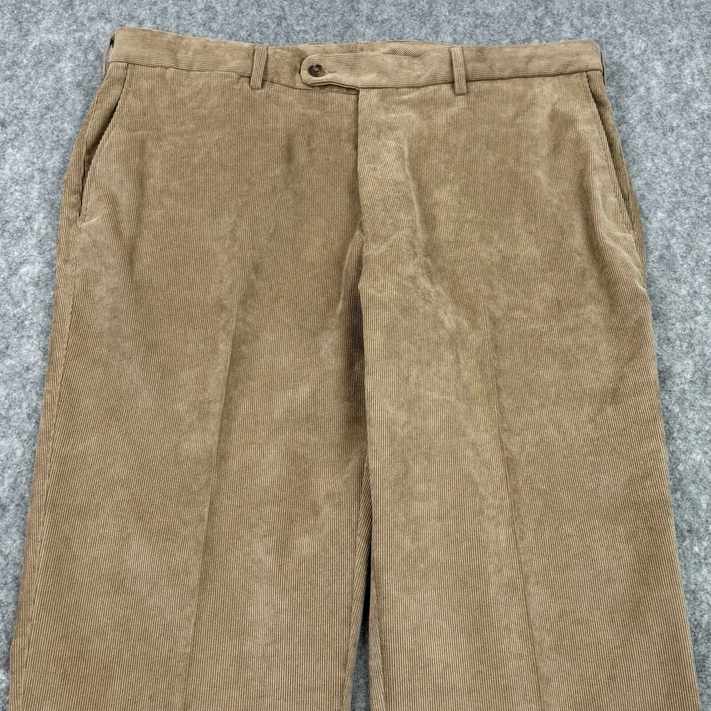 Peter Millar Pants Mens 38 Tan Nanoluxe Corduroy Trousers Preppy Stretch‎
